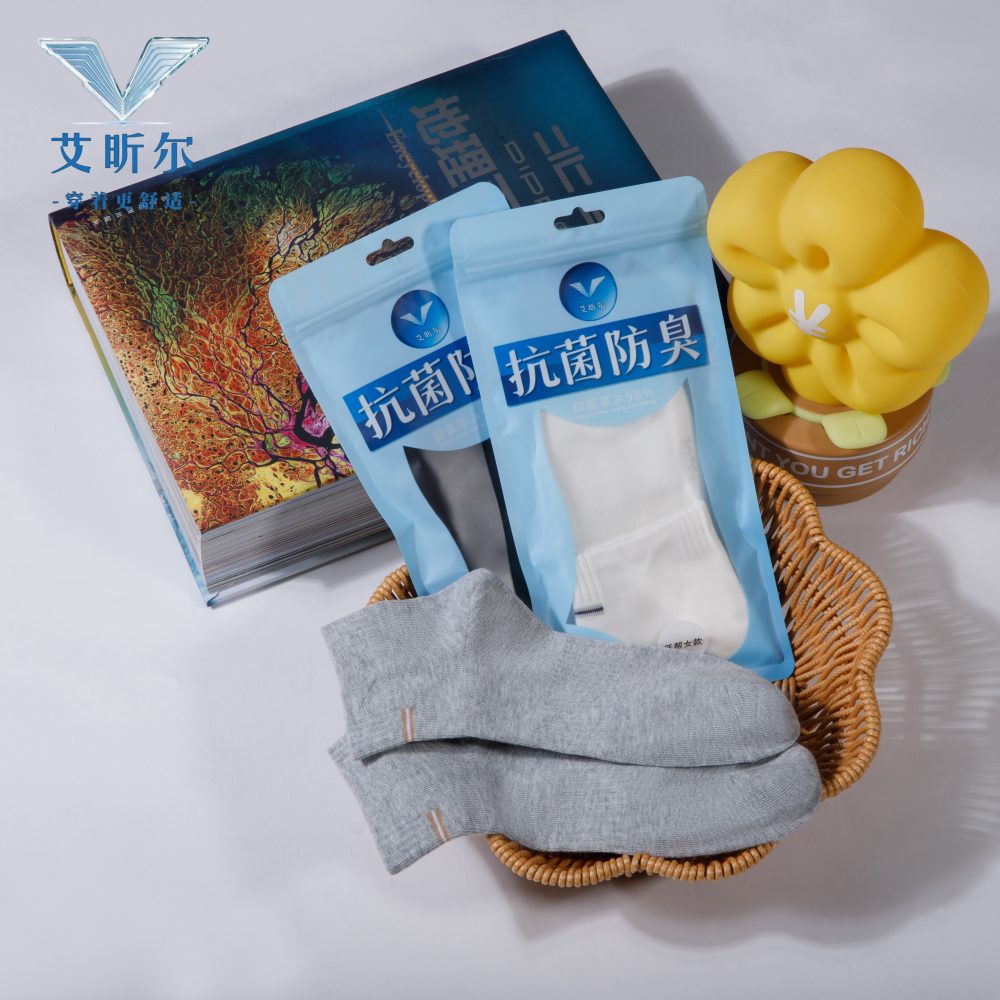 抗菌女低棉袜-3双装